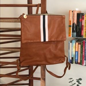 Clare V. Leather Backpack